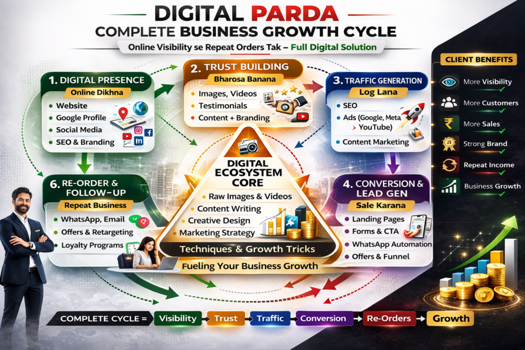 1 digital parda complete business growth cycle